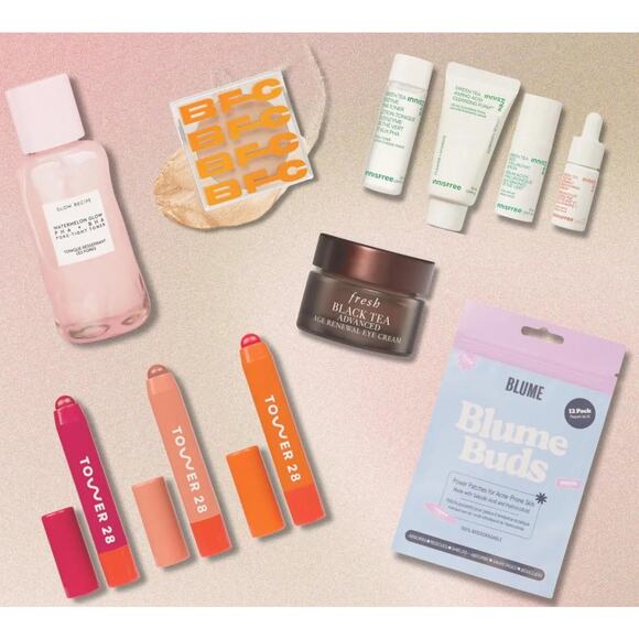 Allure Beauty Box August 2025 GLOW Tower28 FRESH Innisfree BFC Blume FreeShip - Picture 3 of 10